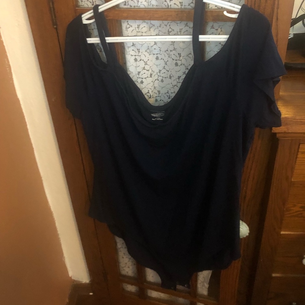 Navy body suit